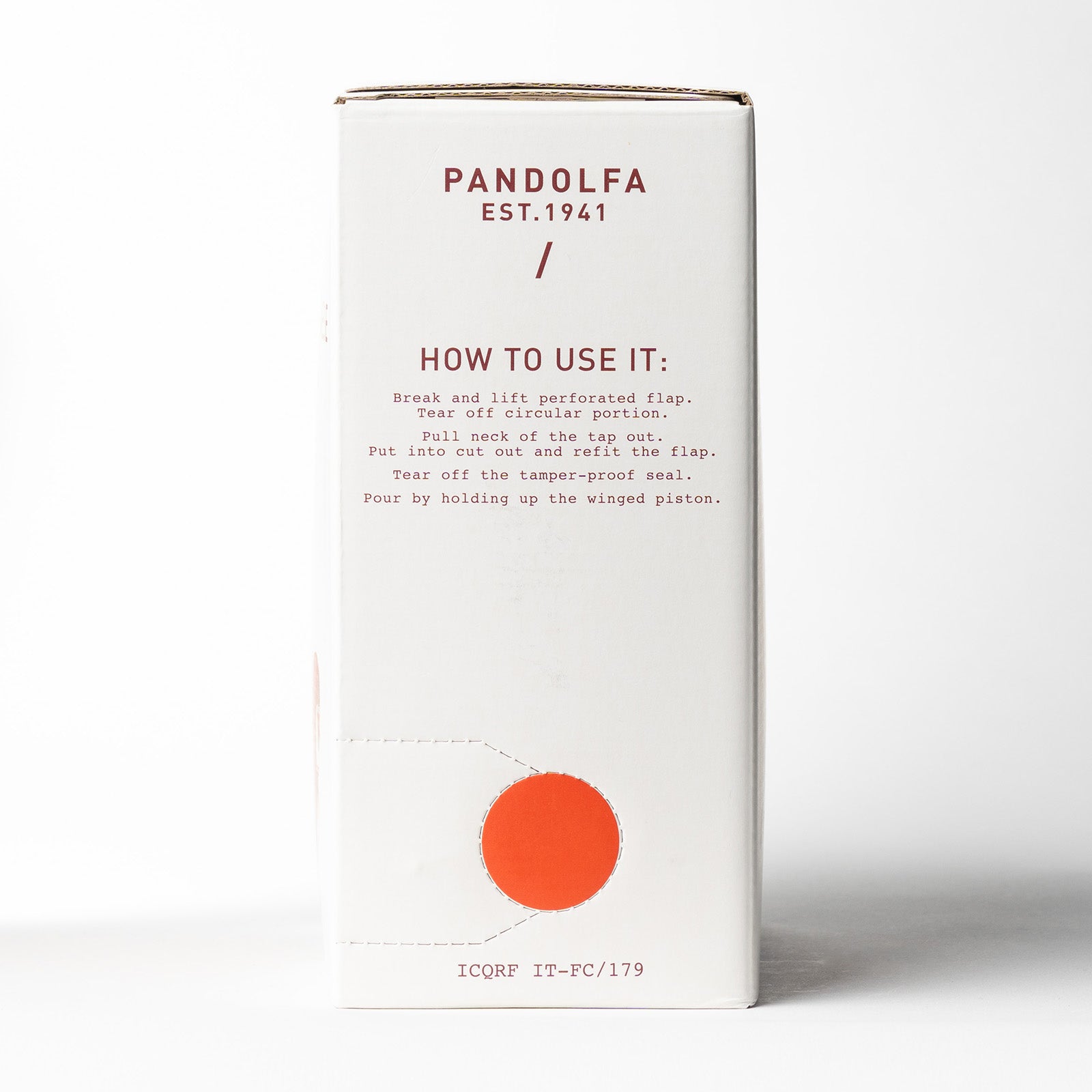 パンドルファ サンジョヴェーゼ 3L バッグインボックス / Pandolfa Sangiovese 3L BIB NV