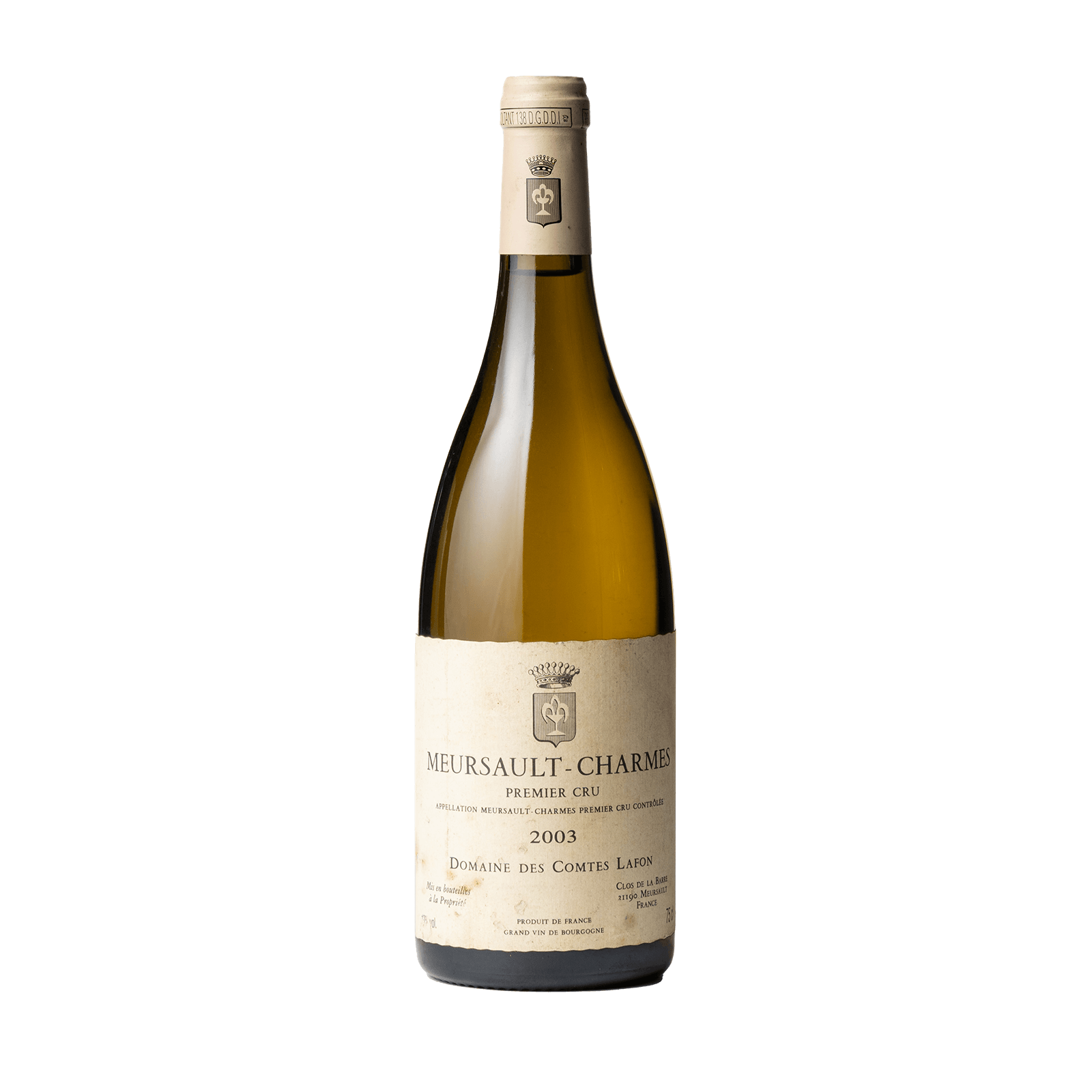 コント・ラフォン ムルソー　シャルム　プルミエクリュ　2003 / Comtes Lafon  Meursault 1er Cru Les Charmess 2003